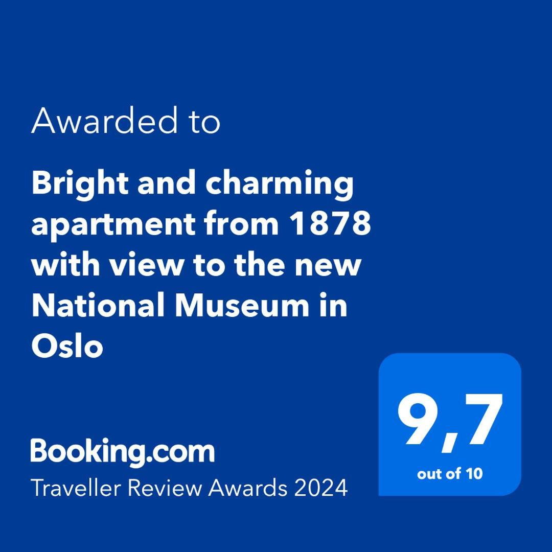 Bright And Charming Apartment From 1878 With View To The New National Museum In Oslo Ngoại thất bức ảnh