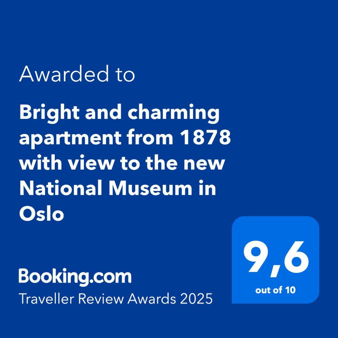 Bright And Charming Apartment From 1878 With View To The New National Museum In Oslo Ngoại thất bức ảnh